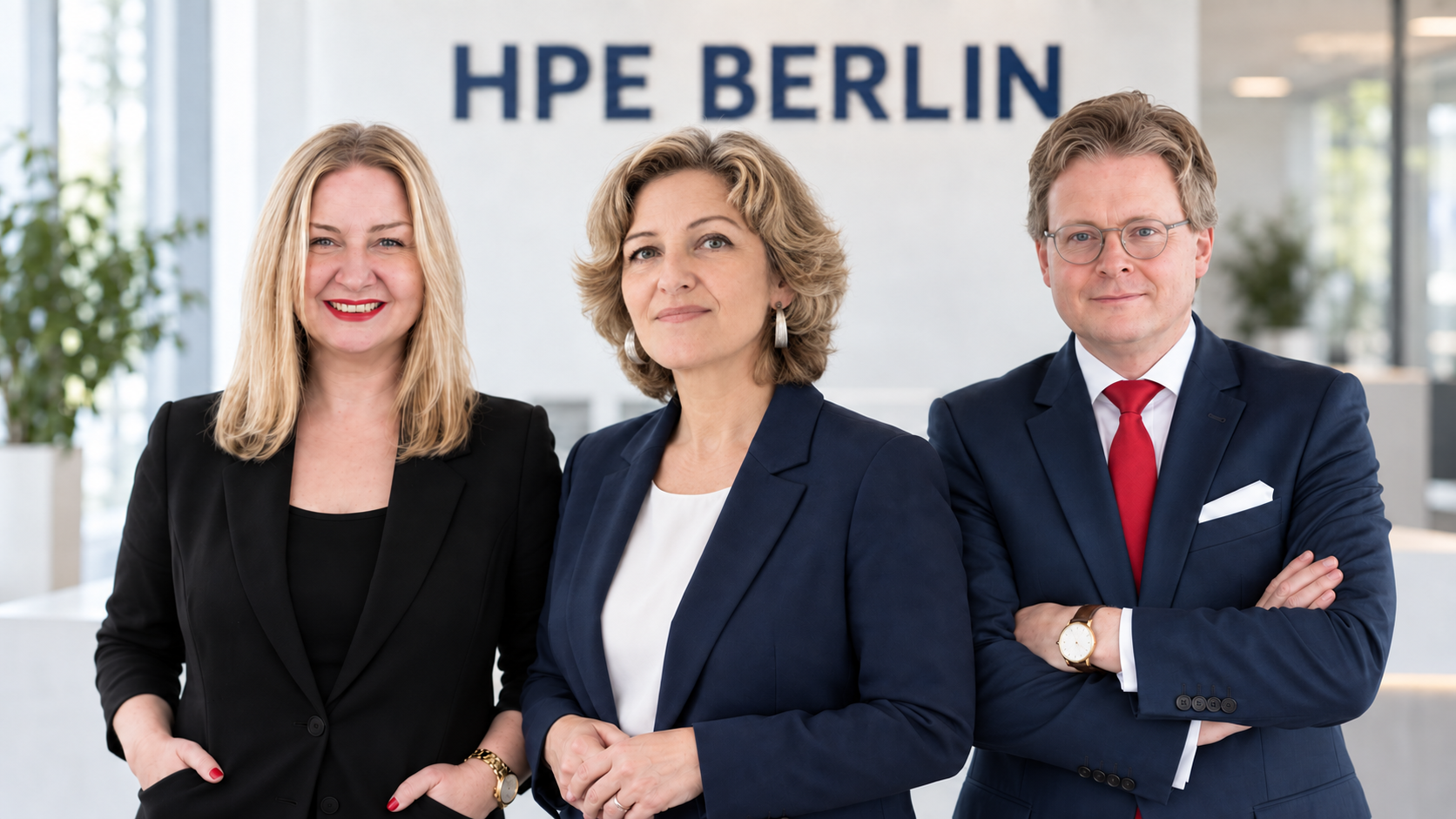 Zespół HPE Berlin: Anna Pappert, Monika Eissing i Marc Pappert